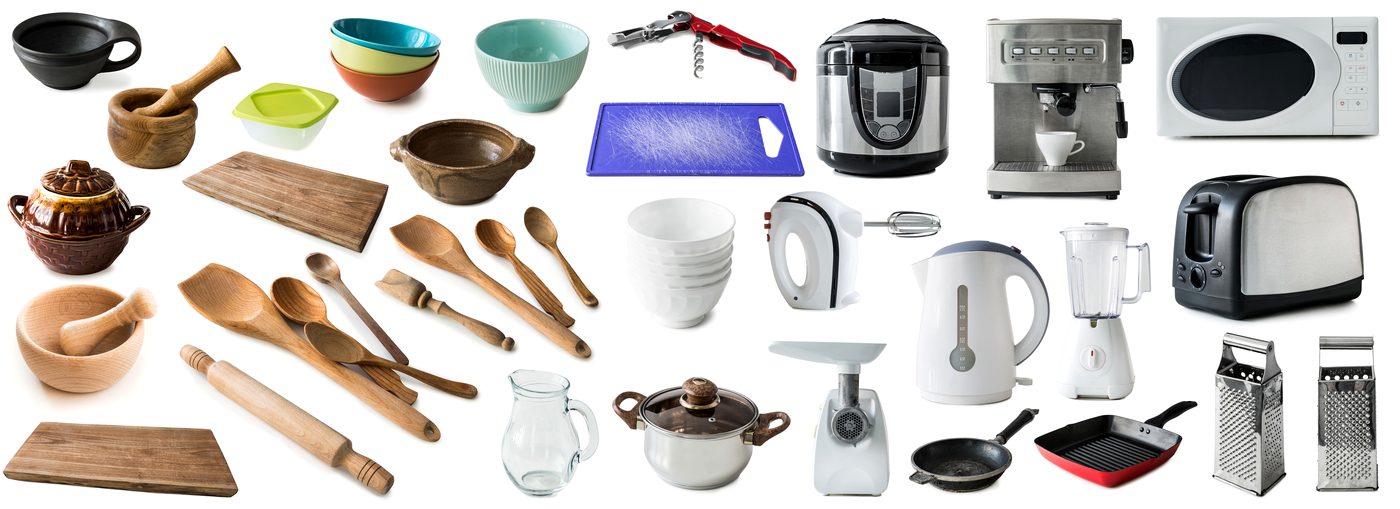 Home and kitchen products at retail scale