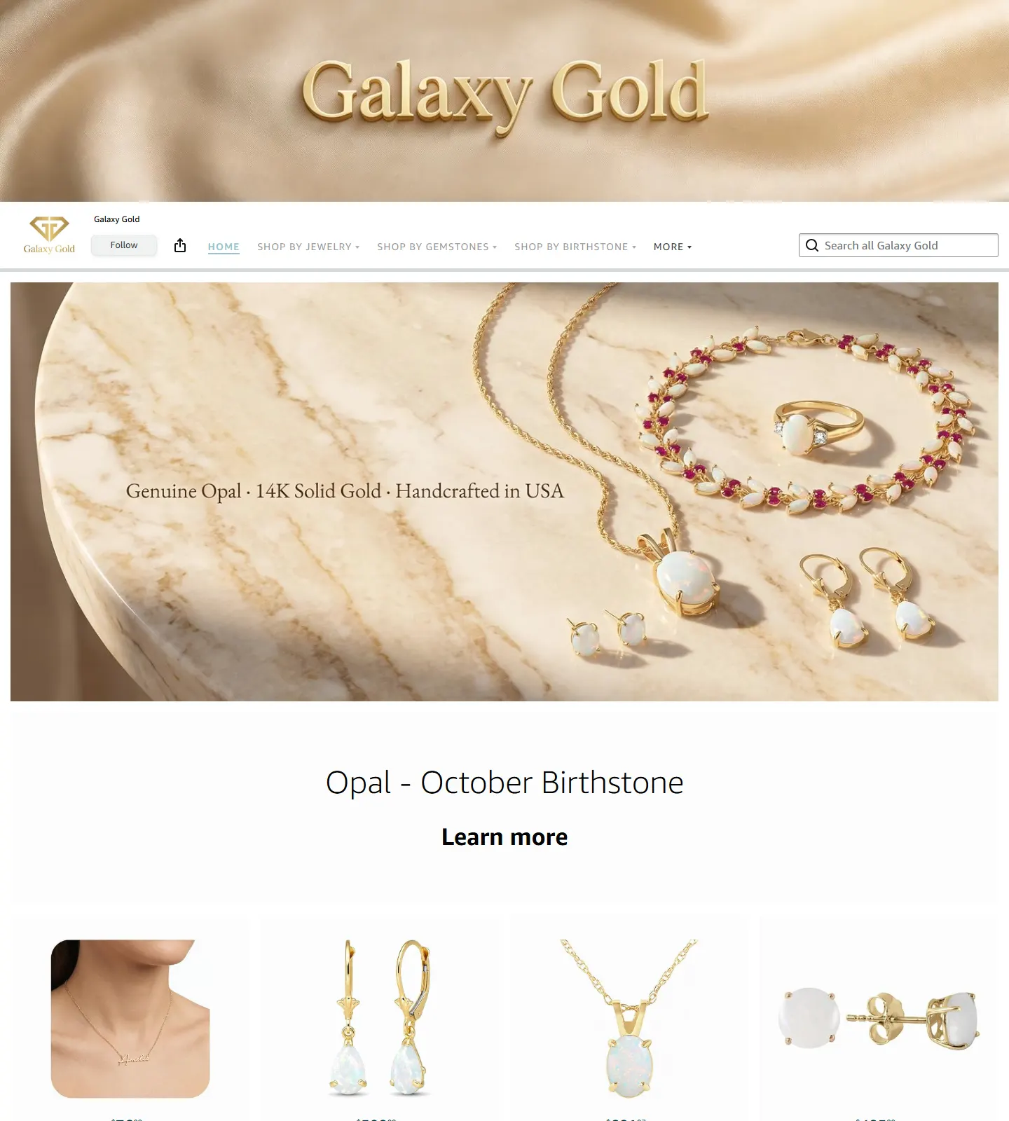 Galaxy Gold Brand Store, designed by Shaazford for Galaxy Gold