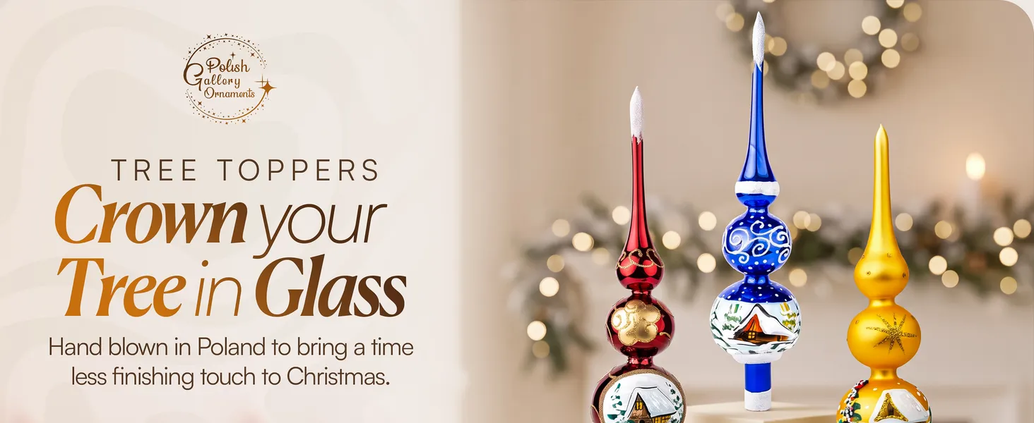Premium A+ Content module designed by Shaazford for a Polish Gallery glass tree topper