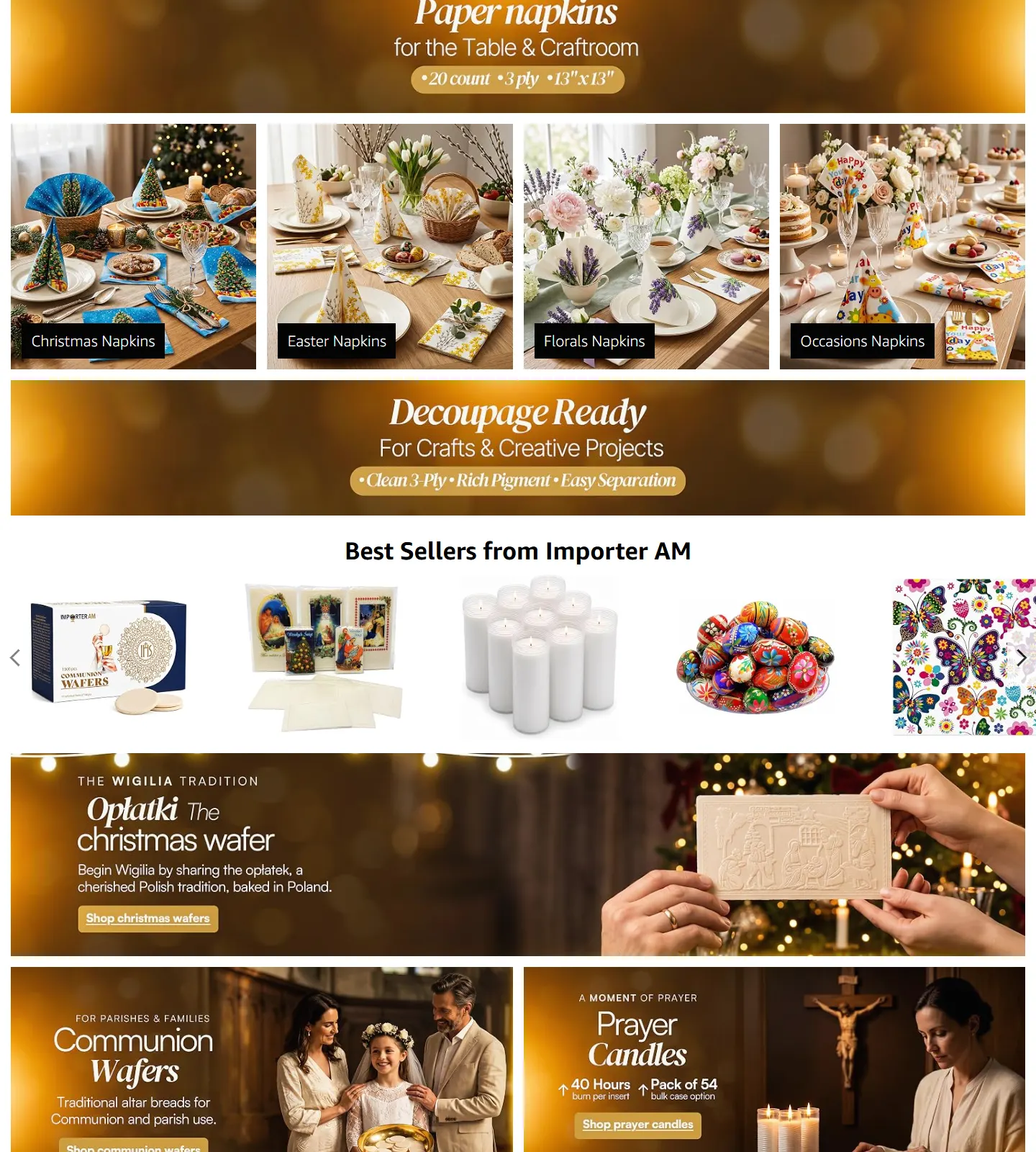 Importer AM Brand Store, desktop, part 2