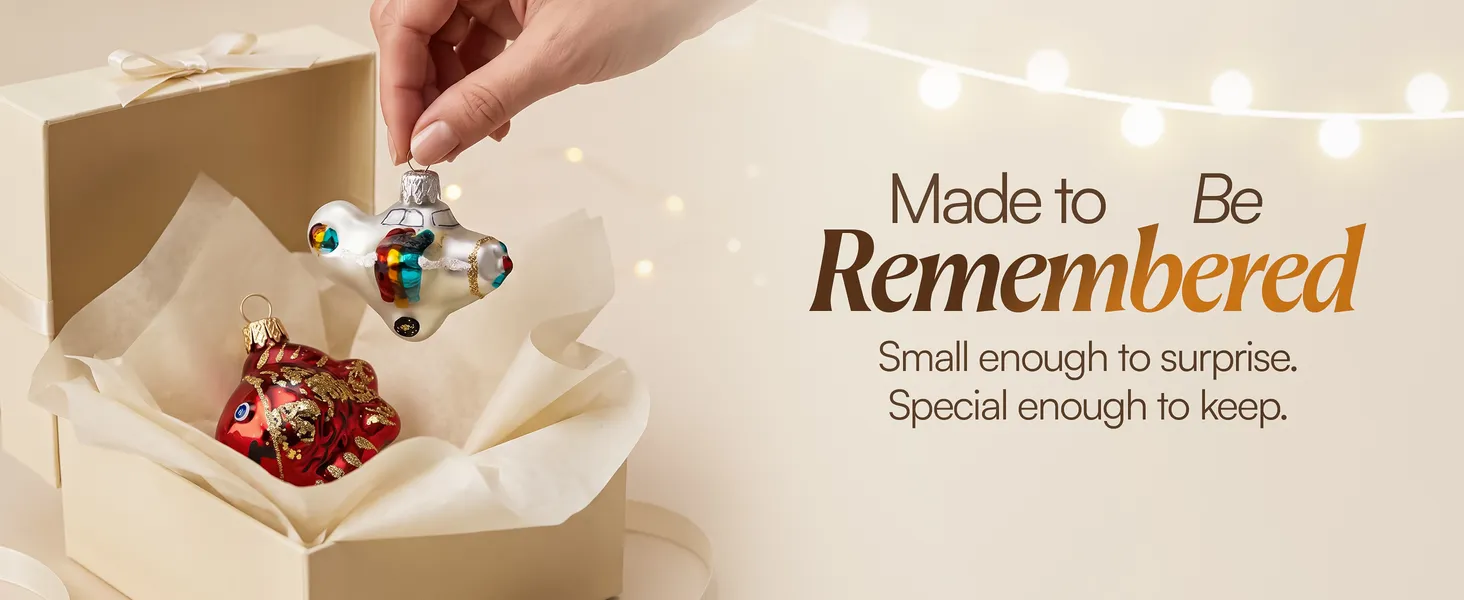 Mini Glass Tree Ornament Premium A+ module 7: Made to be remembered