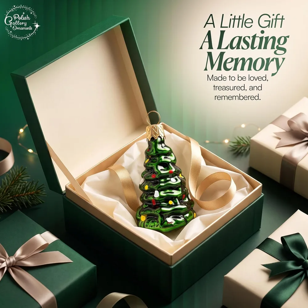 Mini Glass Tree Ornament, listing image 6: A lasting memory