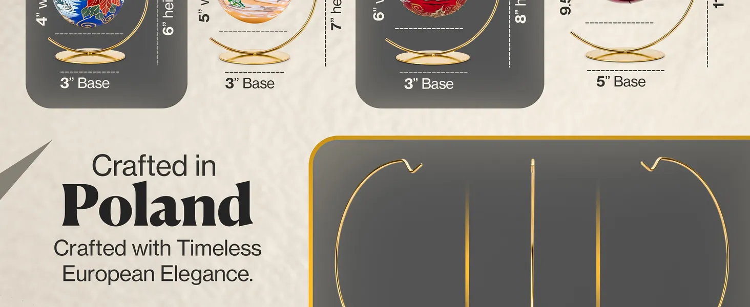 Ornament Display Stand Premium A+ module 5: Crafted in Poland