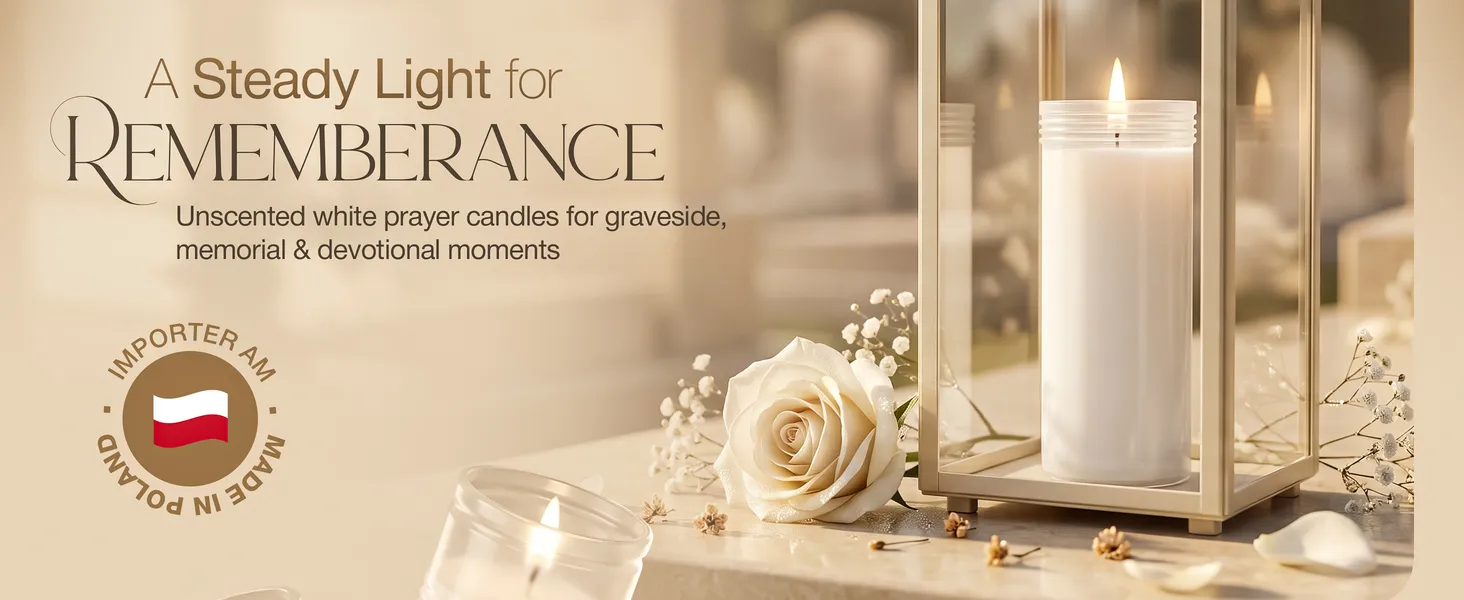 Prayer Candle Inserts, 54 Pack Premium A+ module 1: A steady light for remembrance