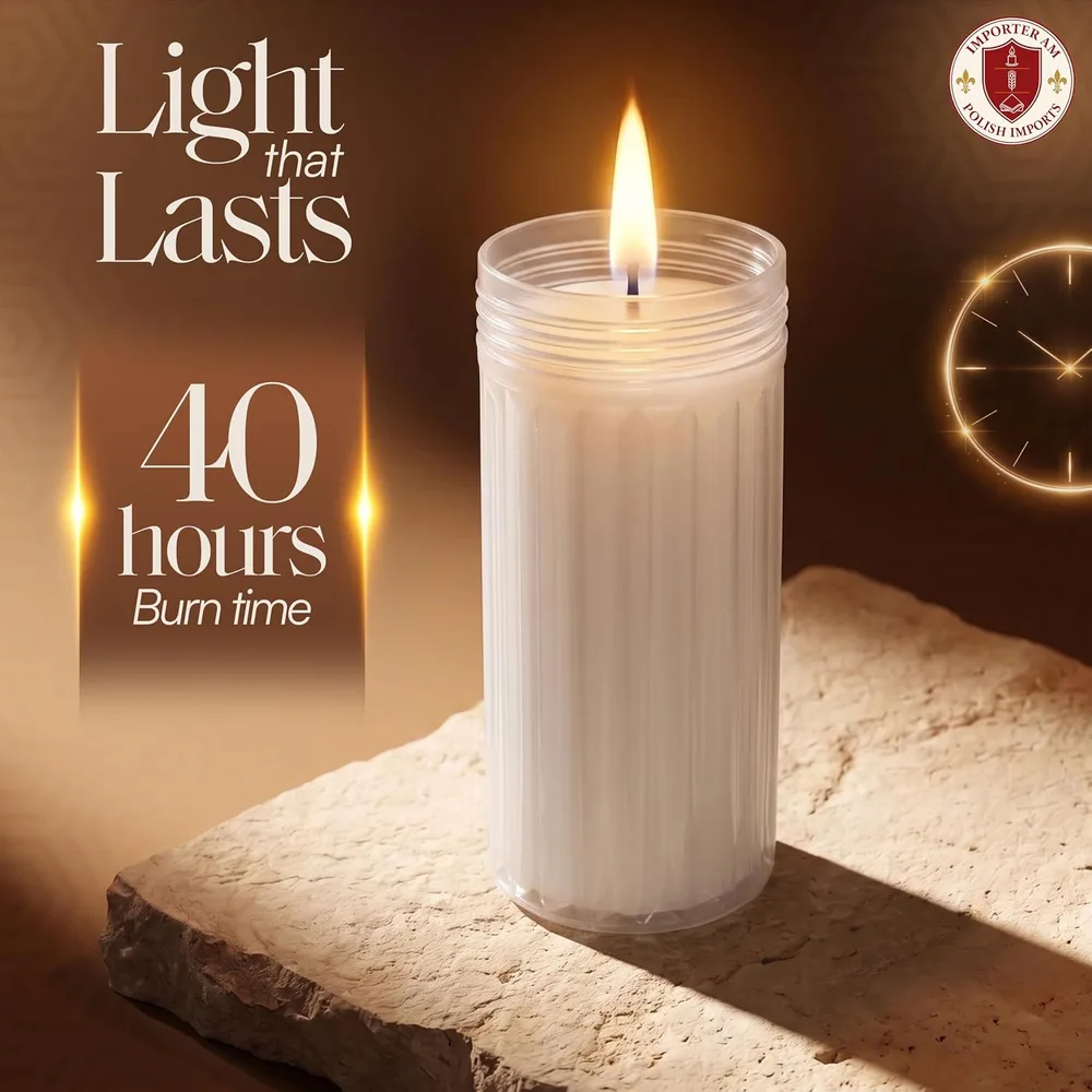 Prayer Candle Inserts, 54 Pack, designed by Shaazford for Importer AM