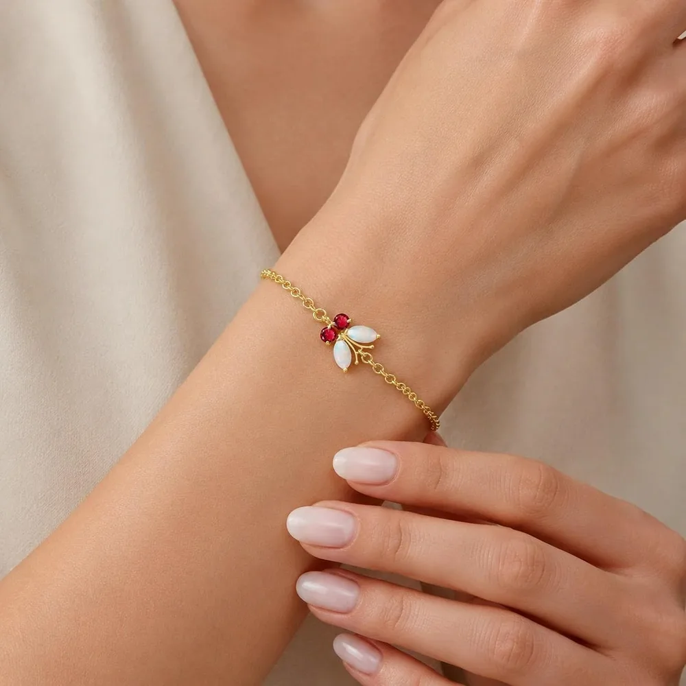 Zenith Gemstone Bracelet, listing image 5: A tighter crop