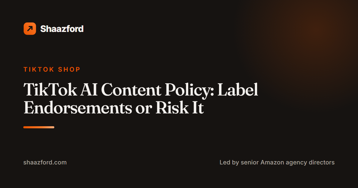 TikTok AI-Generated Content Label Policy: What Shops Must Do